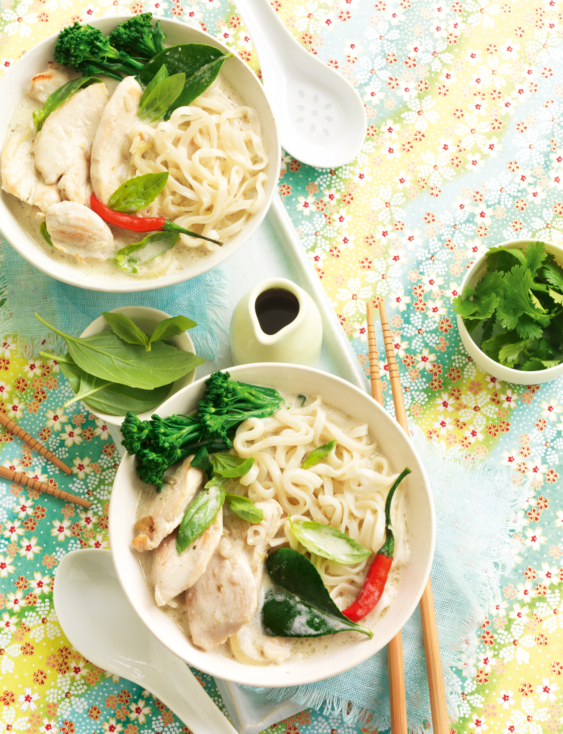 Green chicken curry with noodles | Sainsbury`s Magazine